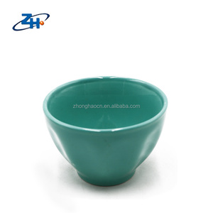 Wholesale green deep caliber ceramic glaze handmade <strong>bowls</strong> ceramic <strong>snack</strong> <strong>bowl</strong> New Products - Product Image 5