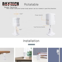 Daytech DS-CC06 Certifié CE Batterie Rechargeable Détecteur de Mouvement Alerte Moniteur de Chambre pour Enfants et Personnes Agées Alarme Bip de Soin pour Aînés