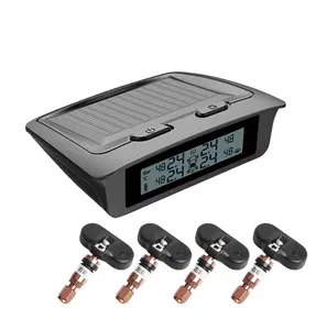 USB TPMS Wireless Tire Pressure Monitoring System Tire Solar Sensor externo para Universal Car Radio DVD Player
