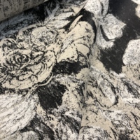 Tissu jacquard teint en fil 100% polyester - Aspect haut de gamme, parfait pour toutes les pièces de la maison