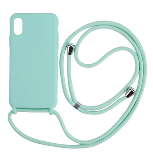 Correa de Cuello Cruzada para <span class=keywords><strong>iPhone</strong></span> 16 15 <span class=keywords><strong>11</strong></span> Pro Max X XR/XS, Funda Trasera de TPU a Prueba de Golpes, Carcasa Impermeable para Teléfono Móvil Plus - Product Image 1