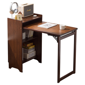 Table pliante 504 en bambou, bureau moderne et simple pour la maison, la chambre d'étudiant, l'utilisation d'ordinateur - Product Image 5