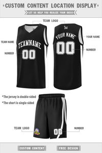 Groothandel Hoge Kwaliteit Basketbal Jersey Custom Ademende Omkeerbare Basketbal Uniform Trainingskleding Voor Volwassenen - Product Image 5