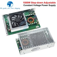 50A 1500W DC 15-90V Ke 2.5-72V Modul Daya Step-Down Konverter Buck Catu Daya Tegangan Teratur Yang Dapat Disesuaikan dengan Voltmeter