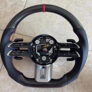 Volant en fibre de carbone personnalisé DOS pour <span class=keywords><strong>Mercedes</strong></span> pour AMG Nouveau 809 2006-2024 C200 C260 Sl63 <span class=keywords><strong>G63</strong></span> W211W204 W205 W213 GLE GLS W219 - Product Image 4