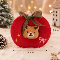 Vente en gros de décorations de Noël en peluche mignonnes : Père Noël, Bonhomme de neige, Ours, Guirlande, Maison, Étoile, Pendentif, Décoration de Noël, Cadeau de Noël, Porte-clés