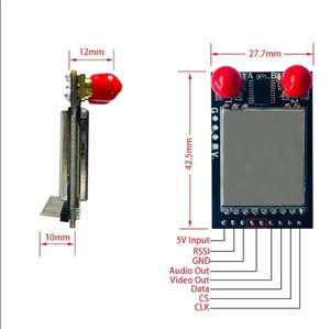 Module récepteur FPV 5.8G à double antenne, module vidéo FPV RX pour drone de course FPV, quadricoptère, pièces d'avion modèle - Product Image 5