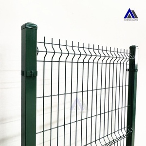 لوحة سياج مجلفنة منحنية ثلاثية الأبعاد مطلية باللون الأخضر ، سياج أمني للحديقة الخارجية للمنزل والديكور - Product Image 2