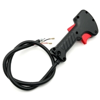 Ensemble pour interrupteur à manette manuelle, pièces et accessoires pour tondeuse à gazon, débroussailleuse et coupe-herbe à essence