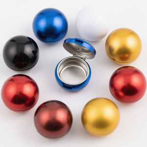 ลิปบาล์มทำจากโลหะแบบเติมขนาดโลโก้ตามสั่งกล่องเปล่าโลหะดูดขนาดต่างๆ - Product Image 2