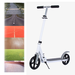 Patinete de 2 ruedas para niños, con certificación CE, rosa, amarillo, verde, rojo, azul claro - Product Image 2