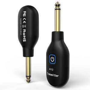 USB Mini transmisor inalámbrico receptor batería eléctrica bajo-sistema de transmisión de audio bajo guitarra tambor eléctrico - Product Image 5