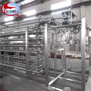 Stérilisateur aseptique UHT à quatre couches en tube-tube pour confiture de fruits, en acier inoxydable 304, avec moteur PLC, pour pâtes épaisses - Product Image 3