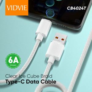 Cable de Carga <span class=keywords><strong>VIDVIE</strong></span> de 1.2m 6A, Cable de Datos USB <span class=keywords><strong>C</strong></span> de Alta Velocidad, Cable de Carga Súper Rápida <span class=keywords><strong>Tipo</strong></span> <span class=keywords><strong>C</strong></span> Trenzado para Huawei - Product Image 2