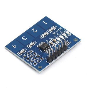 TTP224 4 Channel Capacitive <b>Touch</b> Sensor Module Digital <b>Touch</b> <b>Switch</b> For Arduino - Product Image 2