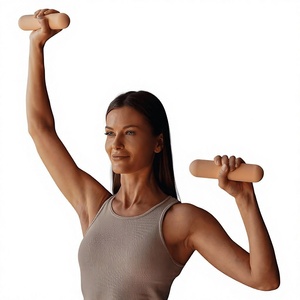 Unisex 2-5kg Silicone Dumbbell Hand Pattern <b>Free</b> <b>Weights</b> for Home Exercise Pilates Fitness Wrist Strength Training - Product Image 1