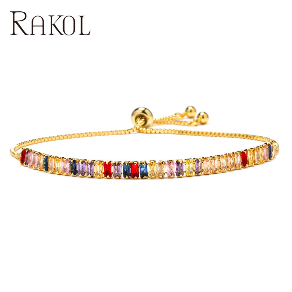 Gold color with colorful stone