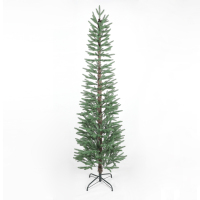 Blanc pliable pas cher 10FT 12FT 14FT géant commercial 7 pieds arbre de noël avec décoration