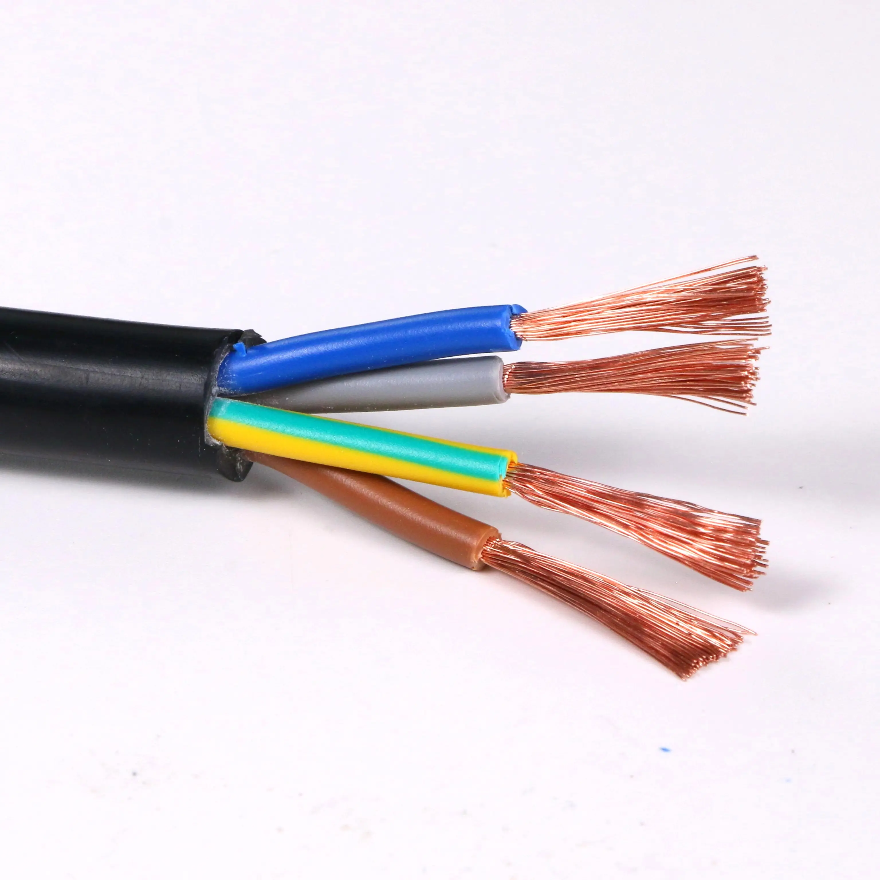 Factory Price Instruction Power Cable 5 Core Electrical Copper Cable Rvv Rvs Wire Strand Power Cable Electrical Wire