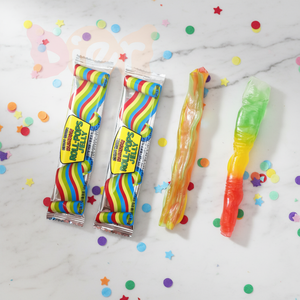 Bonbons en gros, étiquette privée personnalisée, bonbons gélifiés arc-en-ciel, bonbons gélifiés, couleurs vives, rouleaux de fruits, collations, <span class=keywords><strong>saveurs</strong></span> fruitées sucrées - Product Image 2