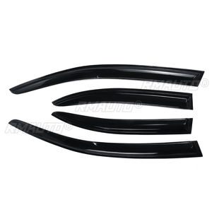 NEW 4 Pcs Black Car Side <b>Window</b> Visor Guard Vent <b>Cover</b> Trim Awnings Shelters Protection Guard for Mitsubishi Lancer 2008-2017 - Product Image 3