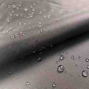 Tissu de tente extensible 2x2 écologique antistatique 100% polyester Oxford imperméable léger anti-humidité noir pour sacs - Product Image 3