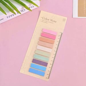 12 Styles 2400 Sheets Self-Adhesive Sticky Notes Memo Pad Label Note <b>Bookmarks</b> School Office Stationery Supplies 12 Colors - Product Image 6