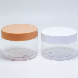 Pot de crème corporelle 50ml 100ml 150ml 200ml 250ml, pot pour gommage au sucre, emballage avec couvercle rose, vert, bleu, contenants cosmétiques - Product Image 4