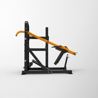 Machine à Squat à Pendule en Acier Q235 de Qualité Commerciale, Équipement de Gymnastique à Charge de Plaques pour Entraînement des Quadricipèdes et des Fessiers