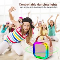 ST147 Altavoz Bluetooth Familiar con Micrófono para Fiestas en Casa, KTV, Compatible con Tarjeta TF, Máquina de Karaoke