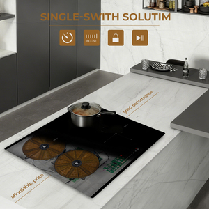 Doopen Induction Cooktop 24 In Built-In 4 Burner <b>Glass</b> Surface Digital Touch Control Household Electric Stove - Product Image 3