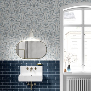 <span class=keywords><strong>Papier</strong></span> <span class=keywords><strong>peint</strong></span> auto-adhésif à motif <span class=keywords><strong>paisley</strong></span> bleu/vert, imperméable, décoratif - Product Image 4