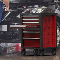 KINBOX 232PCS Armoire à outils, Chariot d'atelier, Coffre à outils, Servante d'atelier