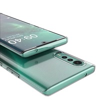 Coques de téléphone transparentes ultra minces pour LG Velvet 4G 5G Style3 Japan Clear TPU Silicone Back Cover