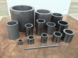 Creusets en graphite de forme mince et longue, polis, résistants aux hautes températures, haute résistance et densité, pour la fusion expérimentale - Product Image 3