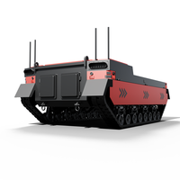 Véhicule robotisé tout-terrain télécommandé TinS-25G 300 kg à grande charge pour le sauvetage
