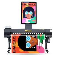 Impresora de Gran Formato Mimage de 1.6m (5 pies) con Cabezal Xp600/i1600/i3200, Impresora de Pósteres con Tinta Eco Solvente, Máquina para Imprimir Vinilos y Pancartas
