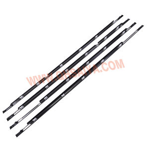 สายคาดด้านนอกสำหรับประตูผู้โดยสารด้านหน้าด้านหลังซ้ายและขวาสำหรับ Toyota <span class=keywords><strong>Camry</strong></span> 2002-2006แถบป้องกันอากาศโครเมี่ยม - Product Image 6