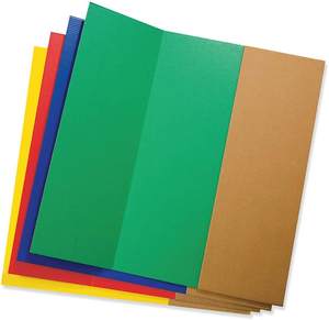 Panneau de présentation blanc ondulé à trois volets pour salons professionnels, projets scolaires et présentations d'entreprise - Product Image 4