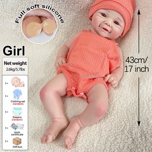 16 дюймов, полностью сплошные силиконовые куклы-реборн - Product Image 6