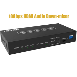18Gbps 4K <span class=keywords><strong>HDMI</strong></span> <span class=keywords><strong>Audio</strong></span> Extractor Splitter <span class=keywords><strong>HDMI</strong></span> Spdif <span class=keywords><strong>Audio</strong></span> Converter <span class=keywords><strong>HDMI</strong></span> Arc <span class=keywords><strong>Audio</strong></span> Extractor para sistema de barra de sonido - Product Image 3