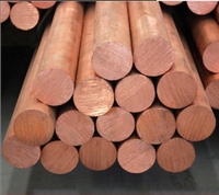 ASTM C12200 C12100 C11000 99.99% barres de cuivre carrées rondes pures tige plate en cuivre barre omnibus en cuivre de 8mm