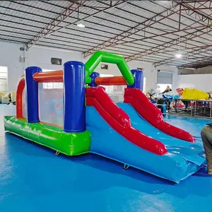 Thương mại ngoài trời Inflatable thư bị trả lại nhà Inflatable bouncy Jumper lâu đài cho trẻ em Đảng với Slide