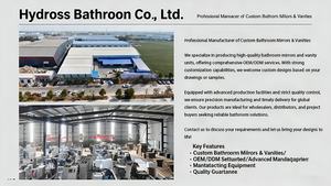 Diprie Armoire de salle de bain tout-en-un de style moderne Plaque de roche incurvée chaude Nouveau style Table de lavabo de <span class=keywords><strong>toilette</strong></span> Couleur bois originale - Product Image 6