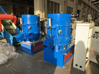 Machine densificatrice de plastique haute capacité, agglomérateur automatique pour la production de granulés à partir de déchets de film PP