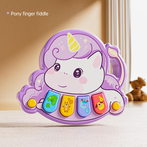 Boîte à musique portable en forme de piano, jouet mignon en forme d'animaux de dessin animé, instrument de percussion en gros - Product Image 3