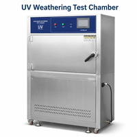 Cámara de Prueba de Envejecimiento UV, Máquina de Prueba de Envejecimiento Acelerado con Lámparas Fluorescentes UVA 340 y Pantalla Táctil