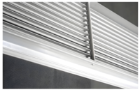 Nouveaux produits : Grille de sortie d'air carrée moderne pour extérieur avec télécommande électrique pour hôtel