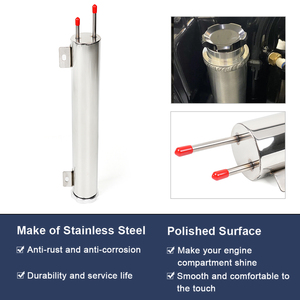 2 "x 13" 2 "x 15" cilalı paslanmaz çelik radyatör soğutucu taşma yakalamak Puke <span class=keywords><strong>tank</strong></span>ı 20OZ 24OZ - Product Image 4