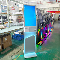 Kiosco de Autoservicio de 27 y 32 Pulgadas con Pantalla Táctil, Escáner de Código de Barras y Sistema de Pedidos